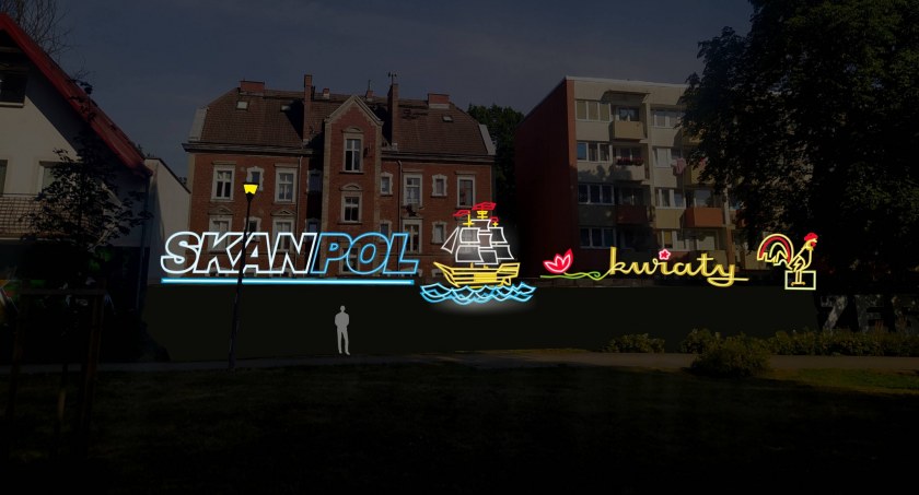 Jest koncepcja plenerowej galerii neonów. Tak może wyglądać