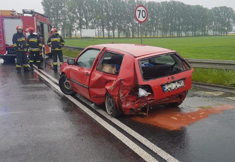 Uderzył w barierki