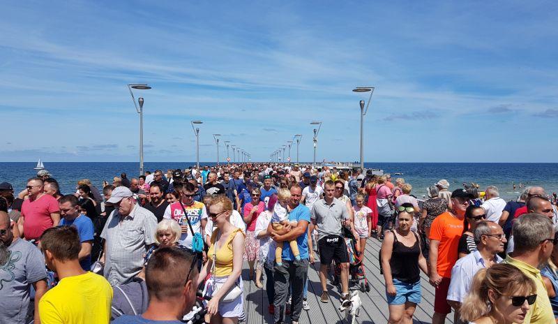 Tłumy na molo niebezpieczne? Miasto wyjaśnia
