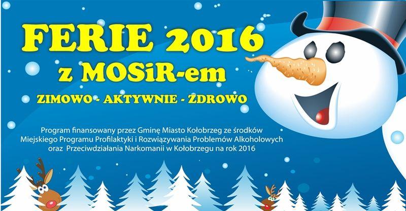 Zimowo, aktywnie, zdrowo czyli ferie  z MOSiR-em