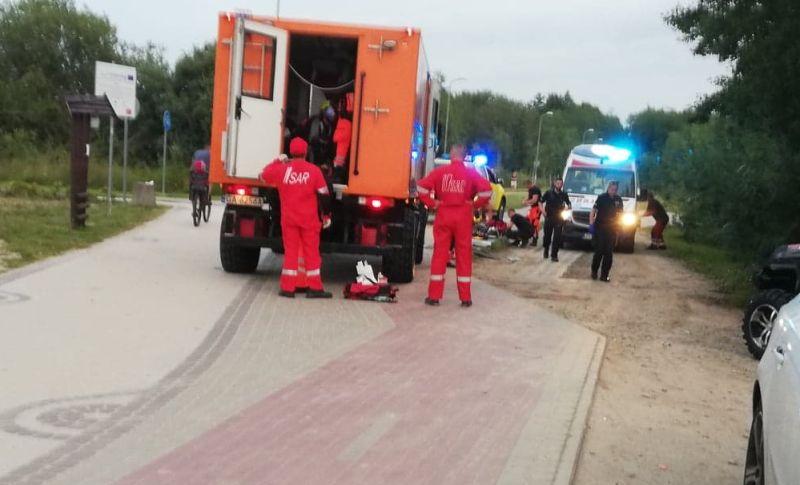 Spadochroniarze wpadli do morza. Dwie kobiety zmarły
