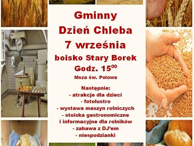 7 września Gminny Dzień Chleba