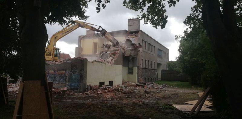 Budynek przy Radomskiej został wyburzony (Foto)