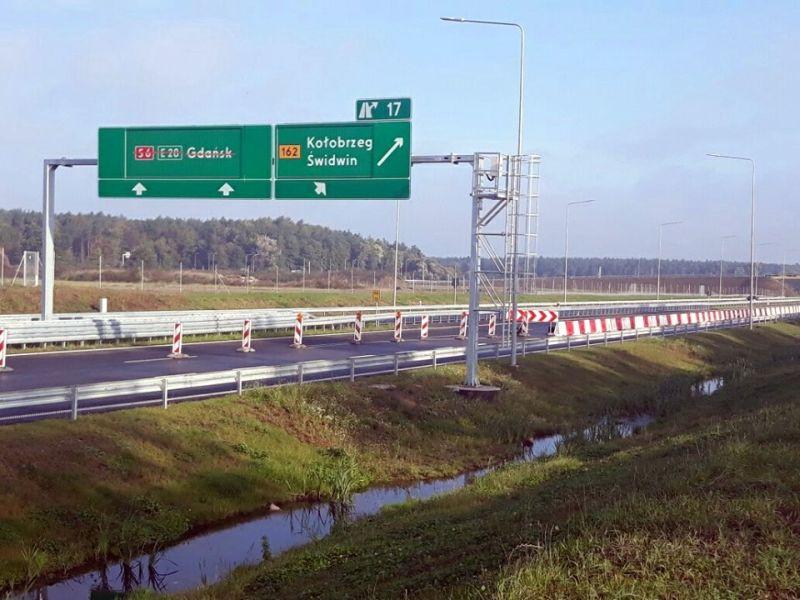 S6 do Kołobrzegu dzisiaj będzie otwarta 