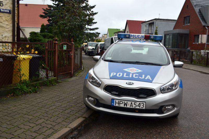 Na ulicy Ogrodowej odkryto pocisk. Miejsce zostało zabezpieczone