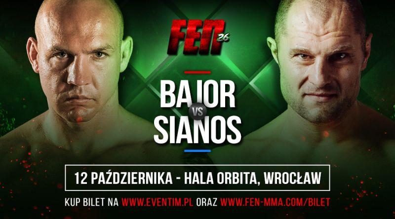 Marcin Sianos wystąpi na gali FEN 26