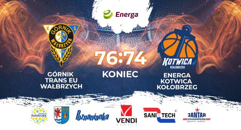Wyrównany mecz Energi Kotwicy