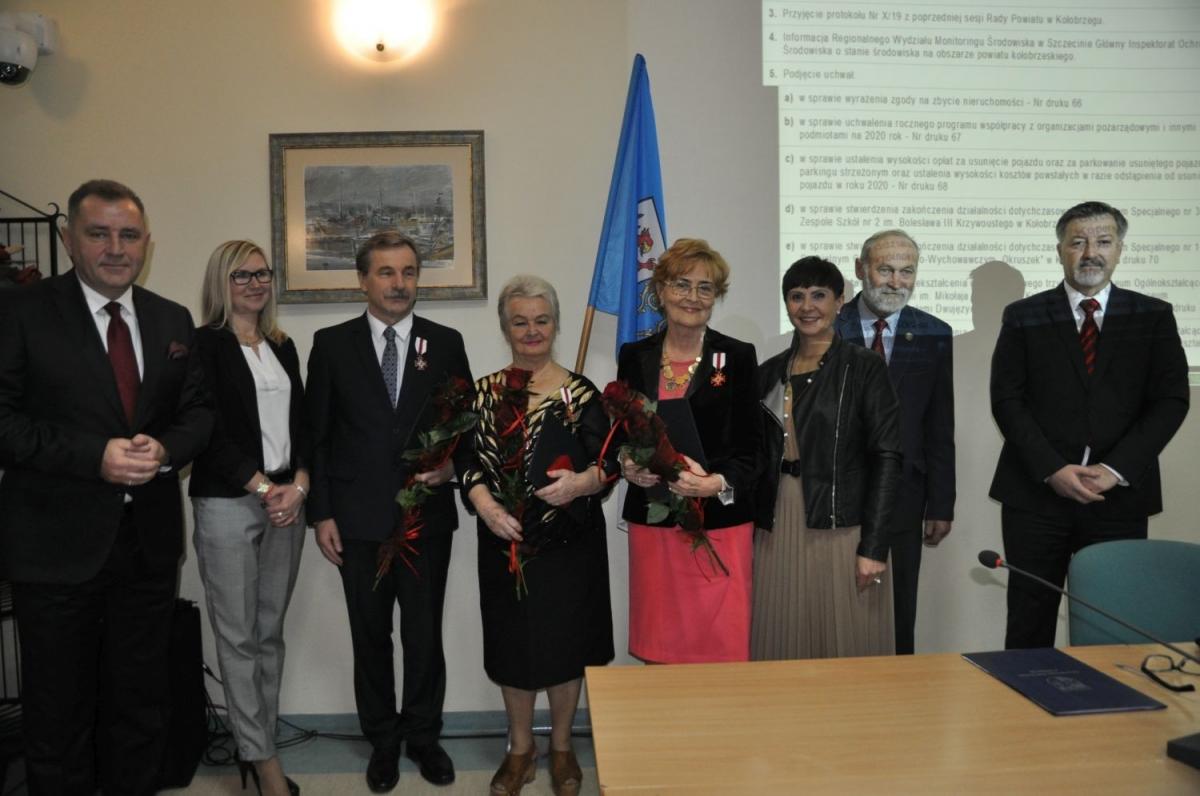 Honorowe Odznaki Gryfa Zachodniopomorskiego dla kołobrzeżan