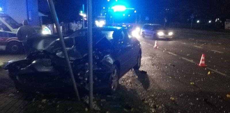 Wypadek przy ulicy Koszalińskiej. W jednym samochodzie jechali Białorusini, w drugim Ukraińcy 