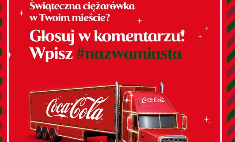 Świąteczna ciężarówka Coca-coli odwiedzi Kołobrzeg? Zagłosuj