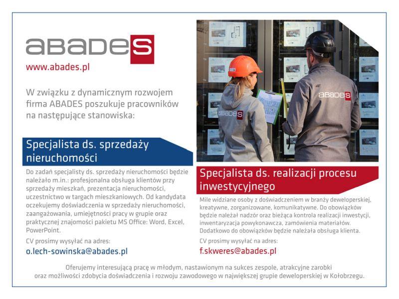 Firma Abades poszukuje pracowników