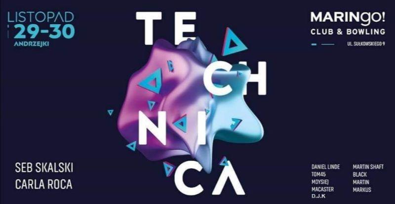 Już w ten weekend odbędzie się impreza TechnicA with Carla Roca & Seb Skalski!