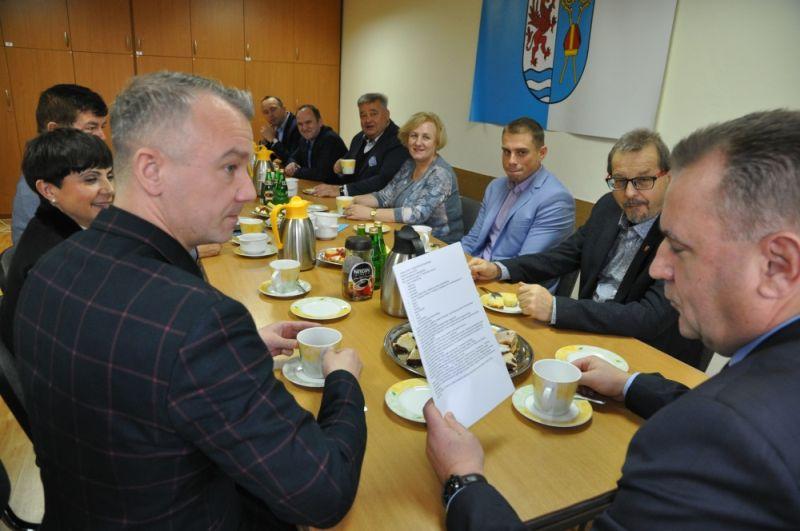 Spotkanie wigilijne w Włodarzami Gmin