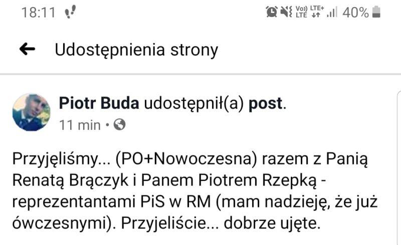 Dwójka radnych PiS poniesie konsekwencje za poparcie projektu in vitro? Tak sugeruje asystent posła Hoca...