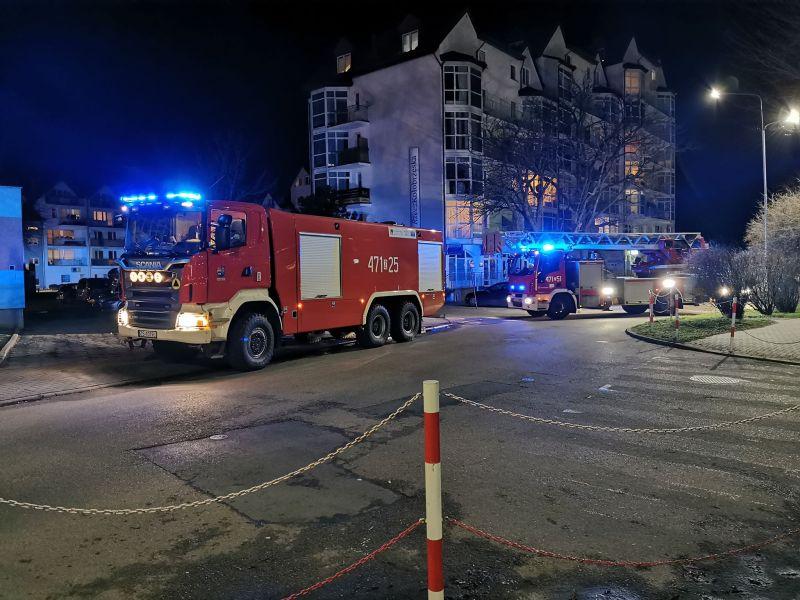 Pożar balkonu przy ul. Zaplecznej