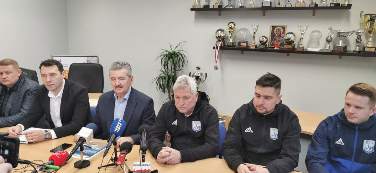 Konferencja prasowa MKP Kotwica Kołobrzeg