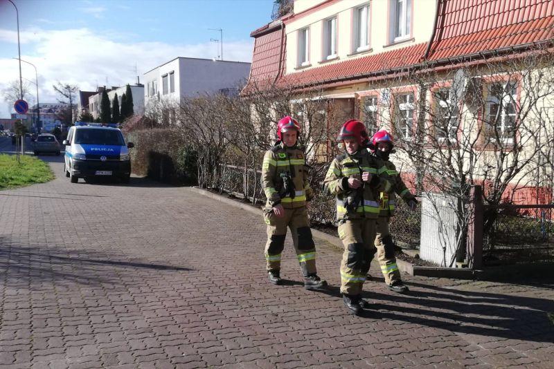 Interwencja strażaków przy Wolności