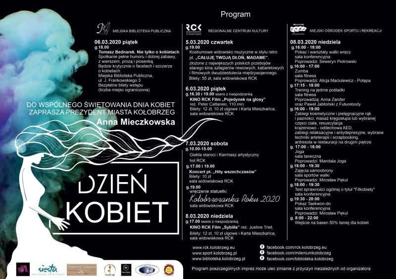 Zobacz program Dnia Kobiet w Kołobrzegu