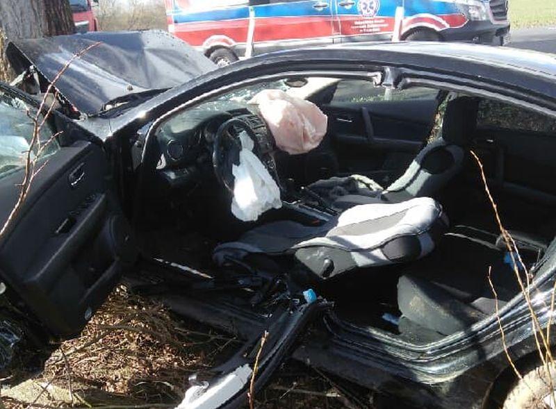 Wypadek na krajowej 6. Uwaga: są utrudnienia