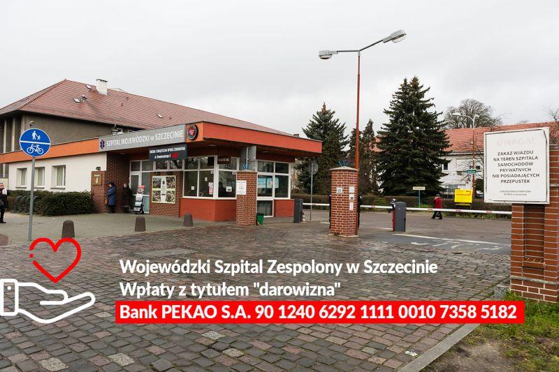 Szpital w Szczecinie apeluje o pilną pomoc