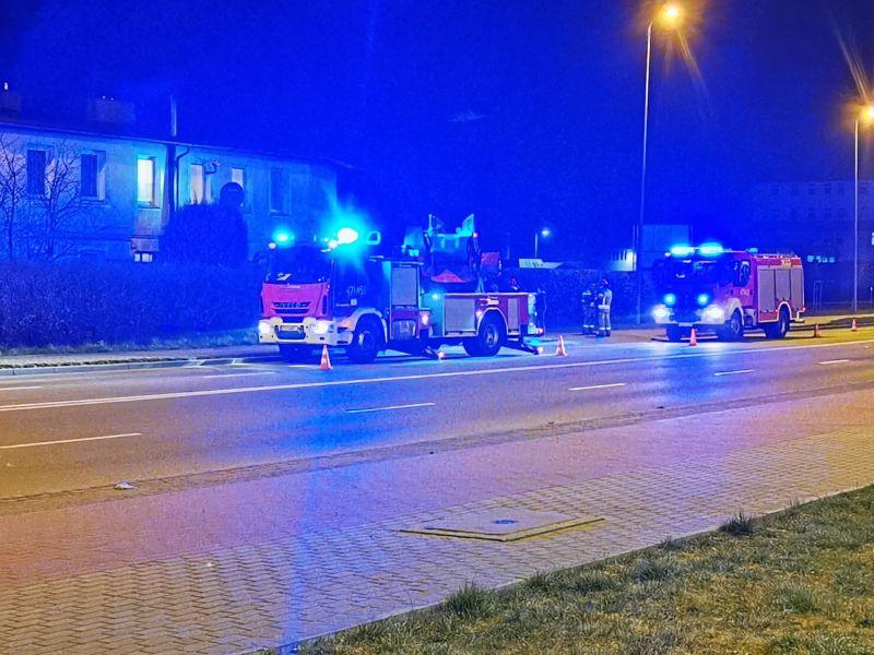 Strażacy wyjechali na akcję do sąsiedniego budynku