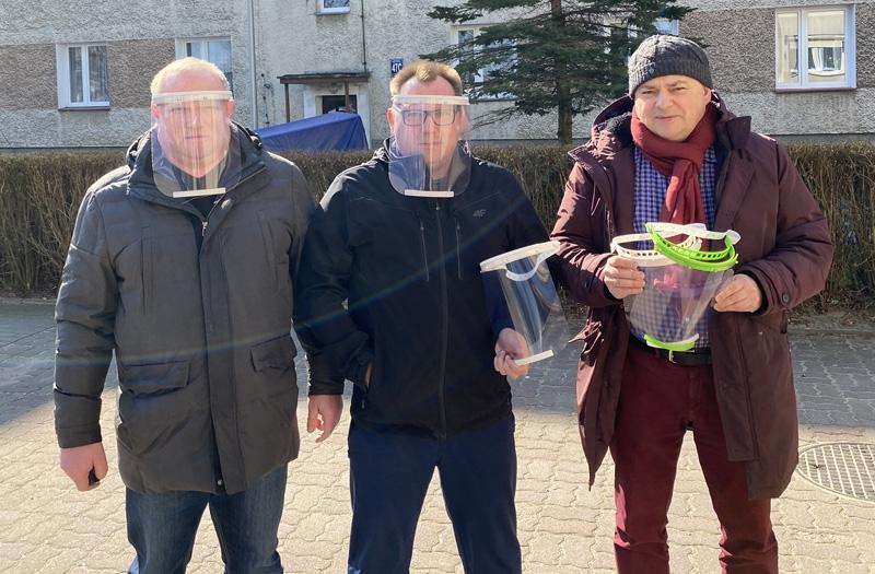 Maski-przyłbice od Politechniki Koszalińskiej 
