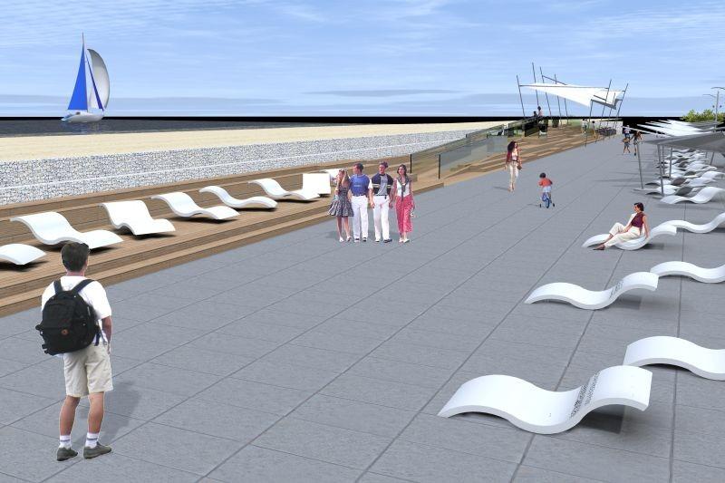 Zobacz, jak będzie wyglądała kołobrzeska promenada. Jest już projekt, będą pieniądze (wizualizacja
