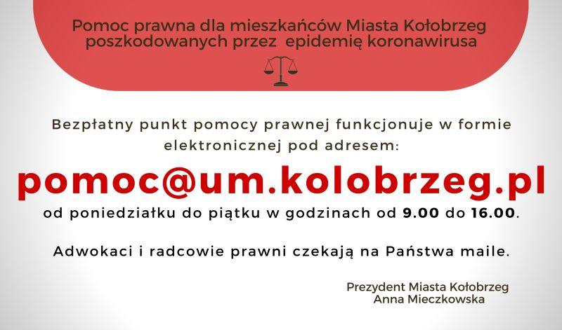 Bezpłatna pomoc prawna dla mieszkańców Kołobrzegu