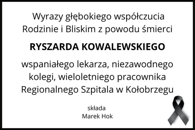 Wyrazy głębokiego współczucia...