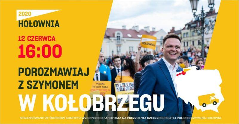 Szymon Hołownia w Kołobrzegu. W piątek spotkanie z mieszkańcami