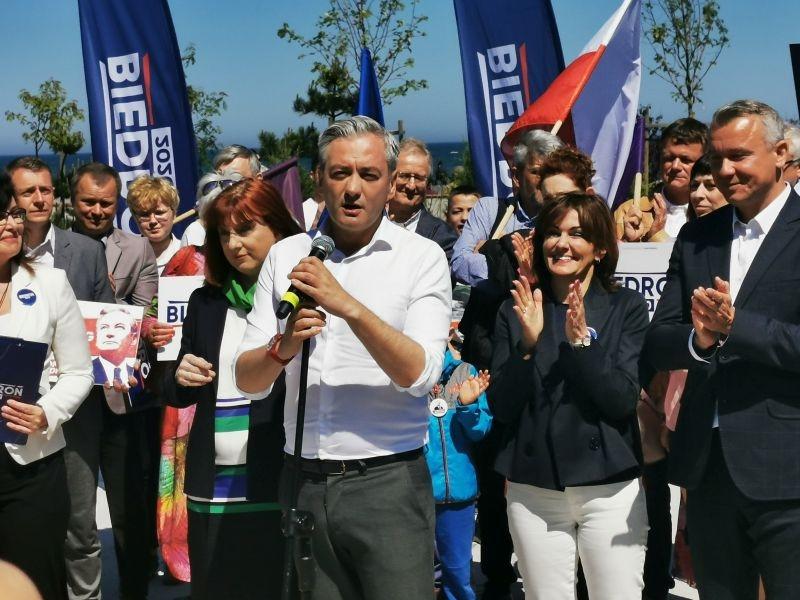 Robert Biedroń w Kołobrzegu (video)