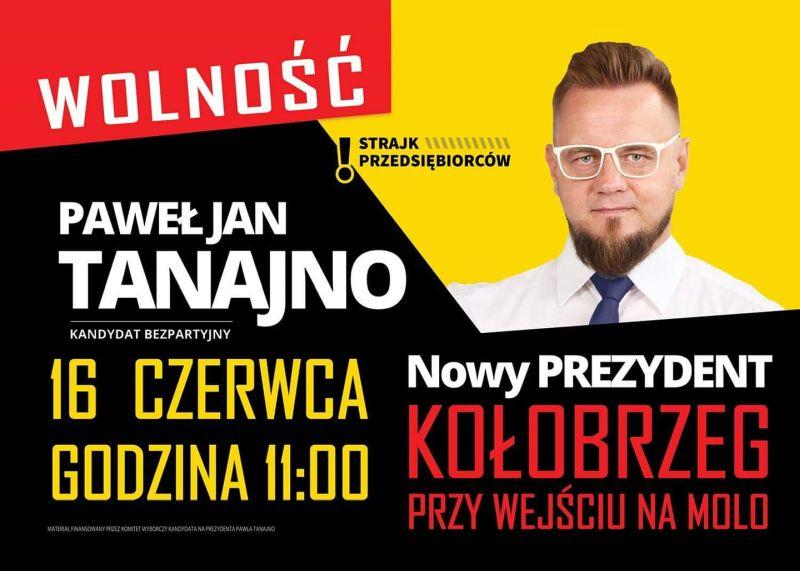 Kolejny kandydat na prezydenta odwiedzi Kołobrzeg