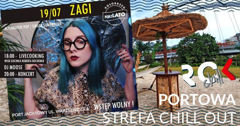 Koncert niezwykłej dziewczyny z gitarą. Zagi w Porcie Jachtowym