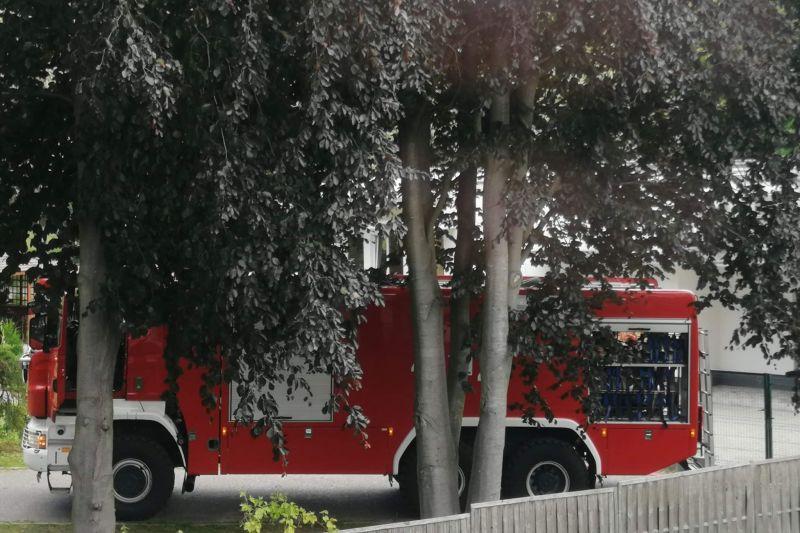 Strażacy wezwani do awarii w szpitalu