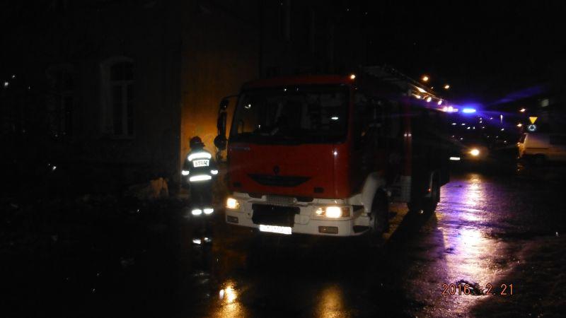 Pożar przy Trzebiatowskiej