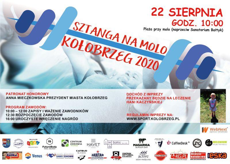 Będą wyciskać sztangę na kołobrzeskim molo