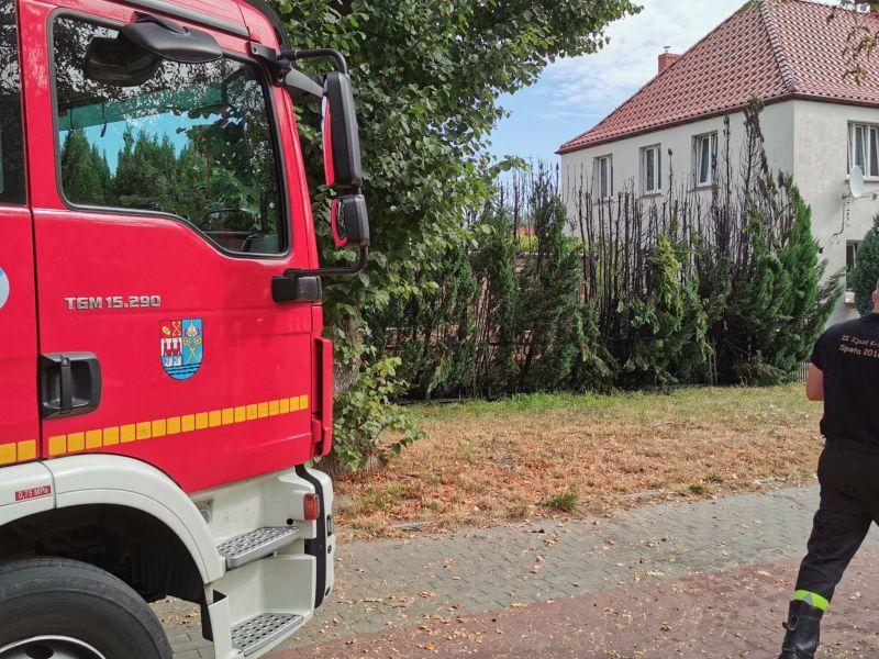Pożar przy Jedności Narodowej