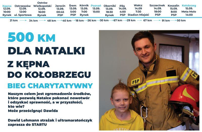Strażak z Kępna przebiegł pół tysiąca km dla chorej dziewczynki. Swój bieg kończy w Kołobrzegu