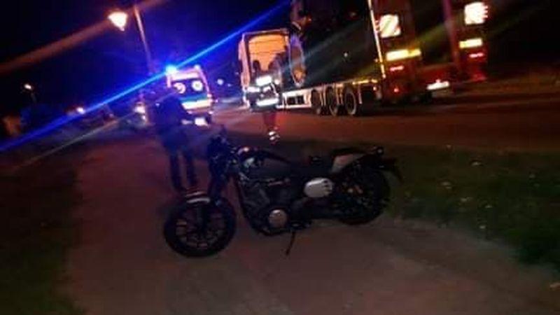 Motocyklista uderzył w dzika? Wypadek przy ul. Krzywoustego
