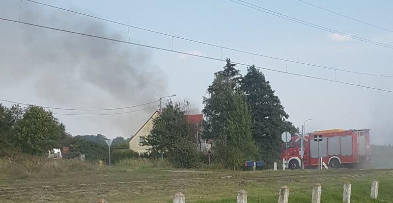 Pożar w Stramnicy