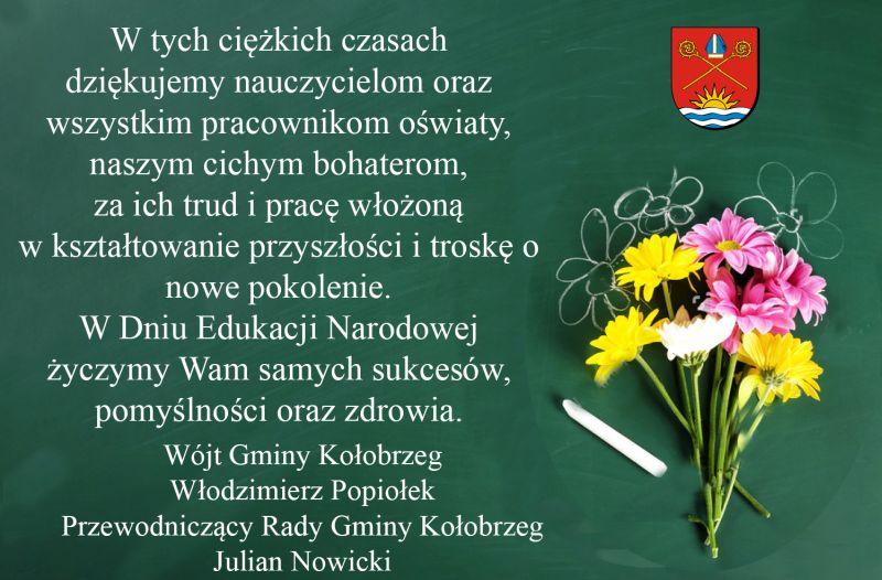 Życzenia dla nauczycieli