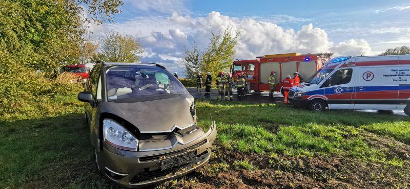Wypadek pod Kołobrzegiem. Uczestniczyła w nim dwójka dzieci (Foto)