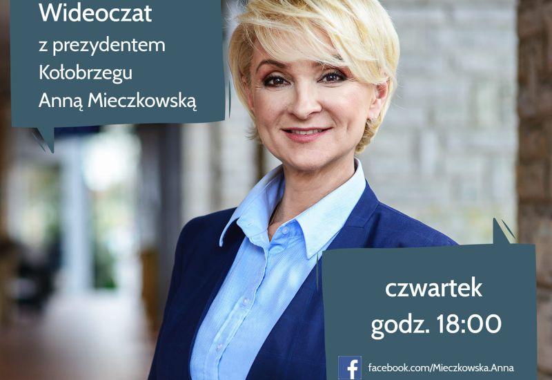 Wideoczat z prezydent Kołobrzegu