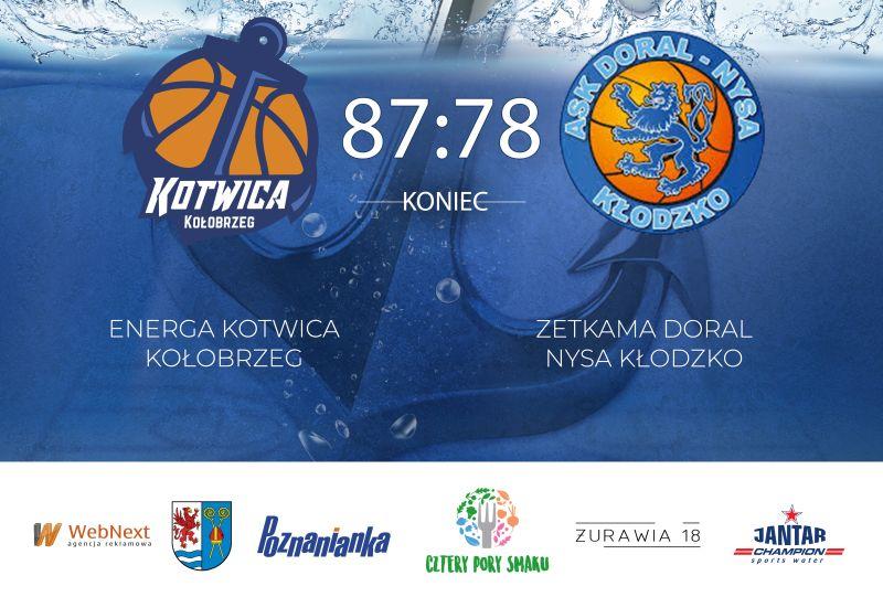 Druga wygrana Energa Kotwicy