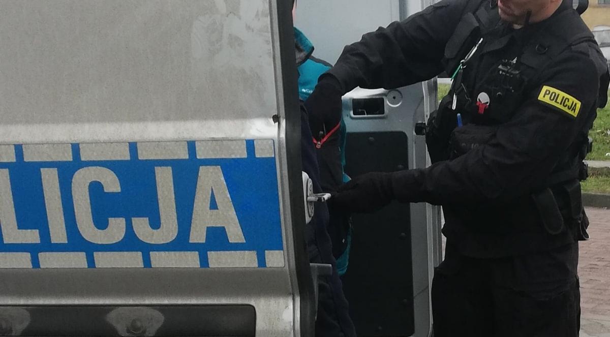 Recydywista w rękach policji