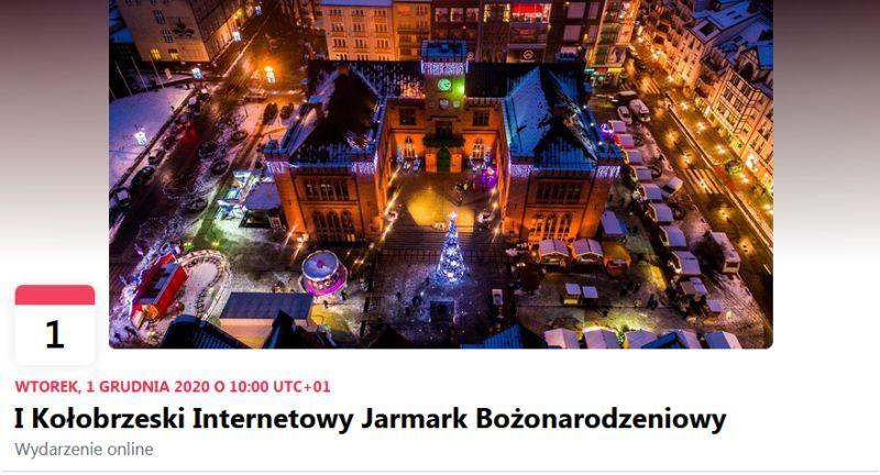 Pierwszy wirtualny Jarmark Bożonarodzeniowy w Kołobrzegu. Otwarcie już za chwilę