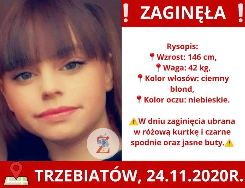 Zaginęła Milena Frąckowiak. Policja szuka 16-latki