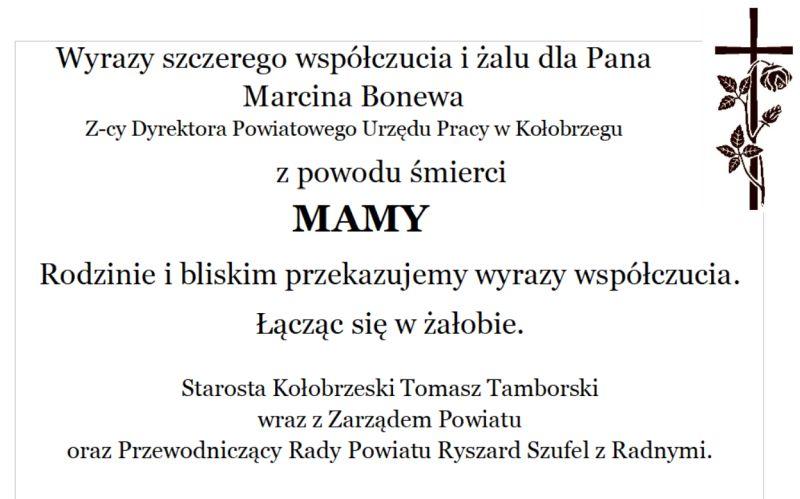 Wyrazy szczerego współczucia
