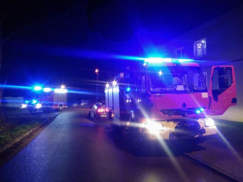 Ewakuowano cały budynek. Ulatniał się czad