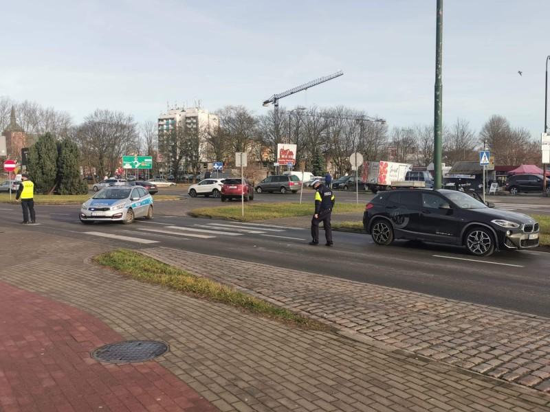 Potrącenie na Trzebiatowskiej 